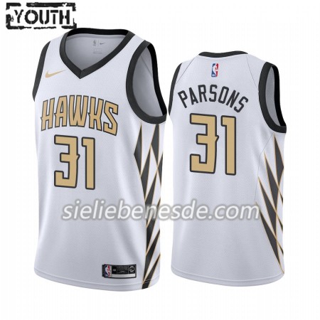 Kinder NBA Atlanta Hawks Trikot Chandler Parsons 31 Nike 2019-2020 Weiß City Edition Swingman